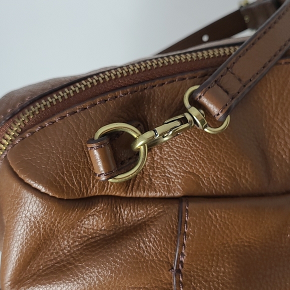 Fossil Bags Fossil Tan Leather Crossbody Bag Poshmark